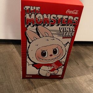 Coca‑Cola Red and White Monster Vinyl Blind Box - Pop mart official